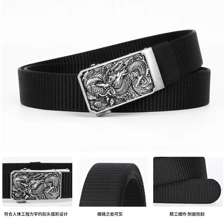 Men's Green Ornate Buckle Belt — feature 12