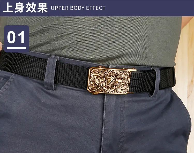 Men's Green Ornate Buckle Belt — feature 7
