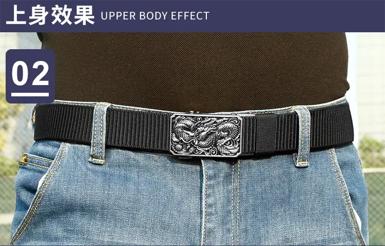 Men's Green Ornate Buckle Belt — feature 8