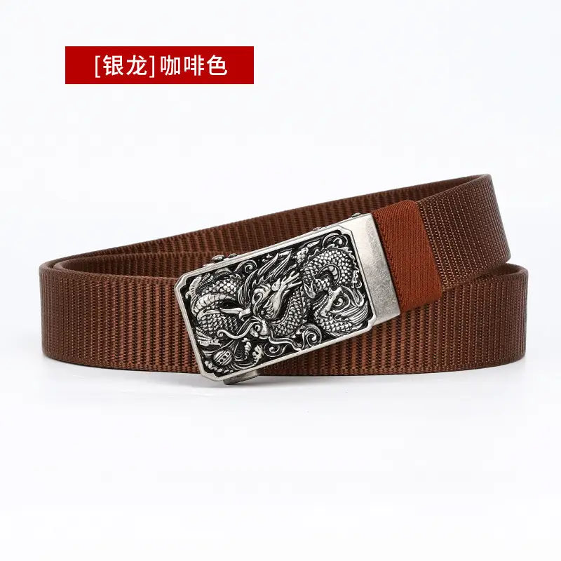 Men's Green Ornate Buckle Belt