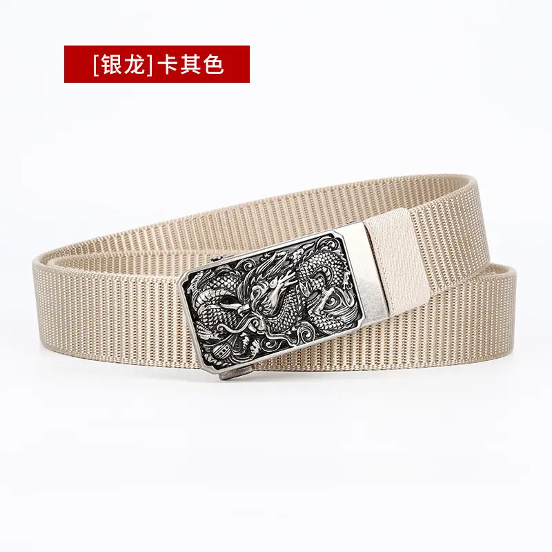 Men's Green Ornate Buckle Belt