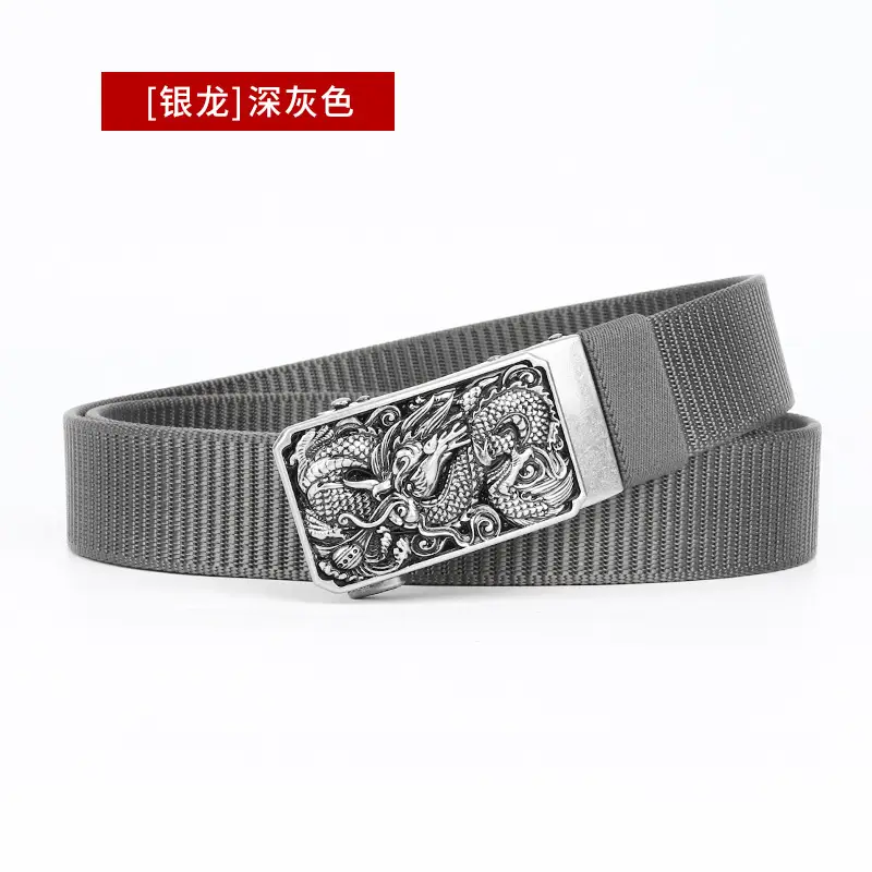 Men's Green Ornate Buckle Belt