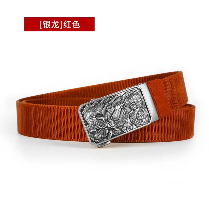 Men's Green Ornate Buckle Belt
