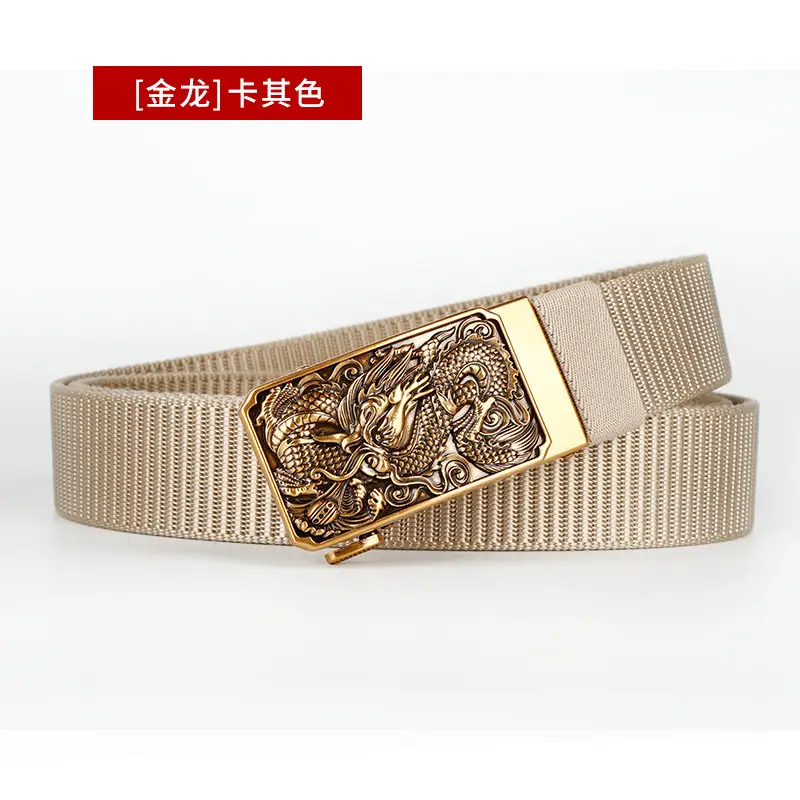 Men's Green Ornate Buckle Belt