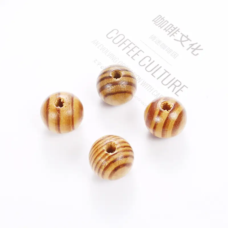Wooden Pine Round Beads for Bracelet & DIY Jewelry - Image 8