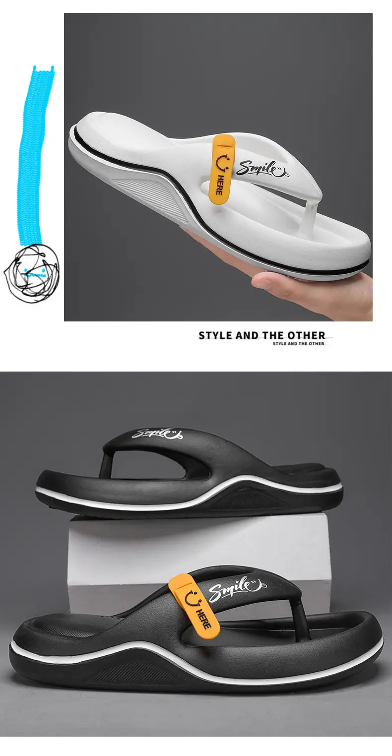 Cross-border EVA Flip-flops Summer Casual Feeling Men's Slippers Outwear Trendy Beach Sandals Lightweight Trendy Slippers — feature 4