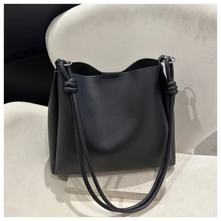 Women Retro Textured Shoulder Bag Brown 2024 — feature 27