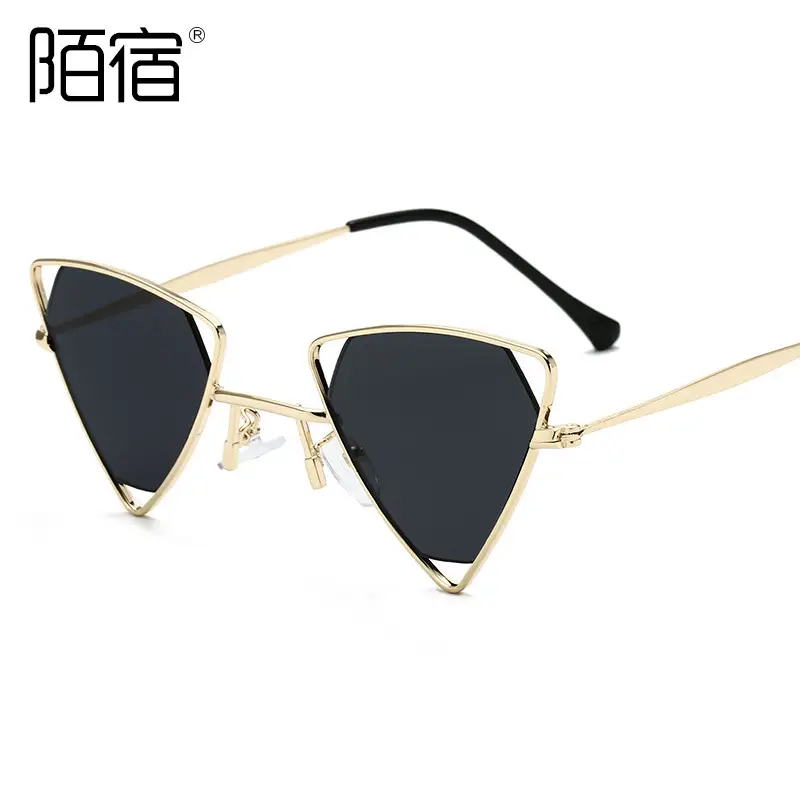 Punk Triangle Sunglasses European American Metal 68890
