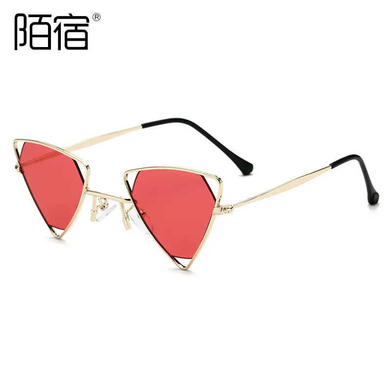 Punk Triangle Sunglasses European American Metal 68890