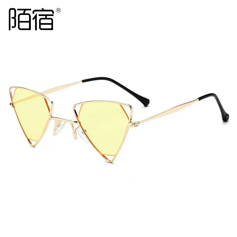 Punk Triangle Sunglasses European American Metal 68890