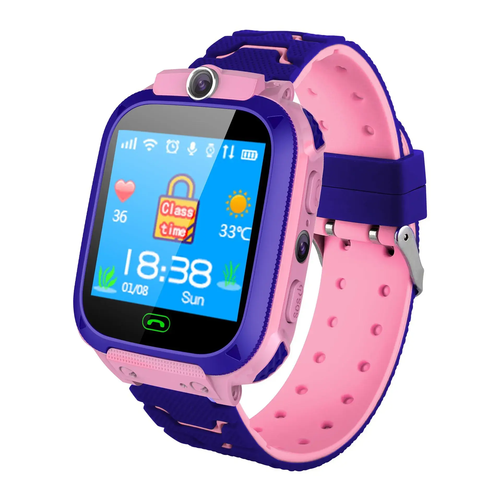New Q12 Waterproof Smart Watch Black 4g - Image 5