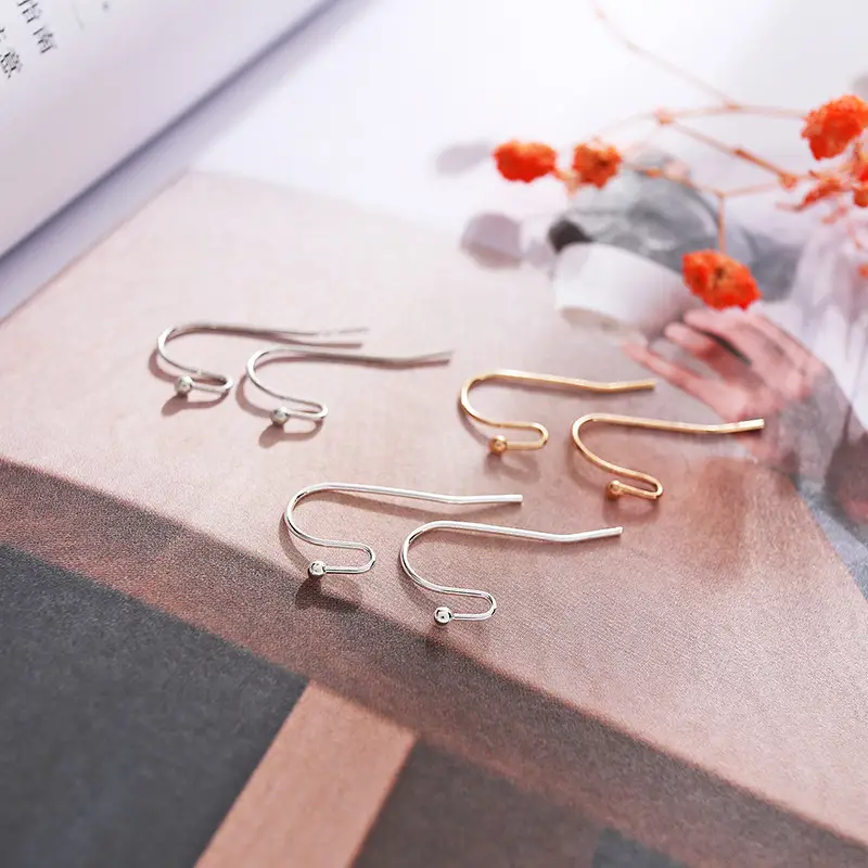 DIY Handmade Beaded Ear Hooks Earrings - Image 4