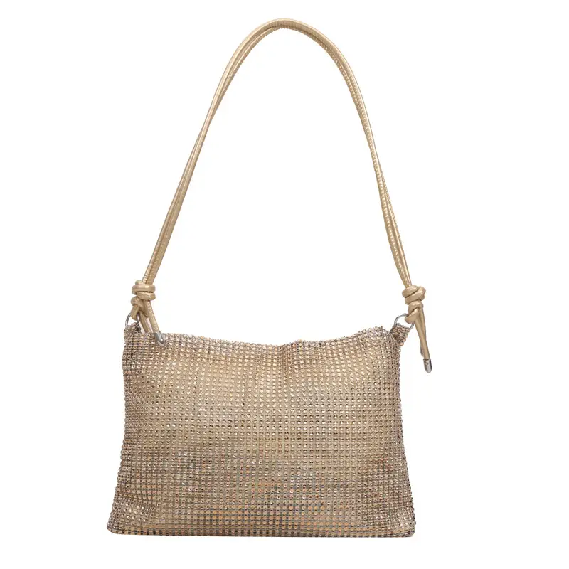 Women's Black Mesh Shoulder Bag 2024 Spring New