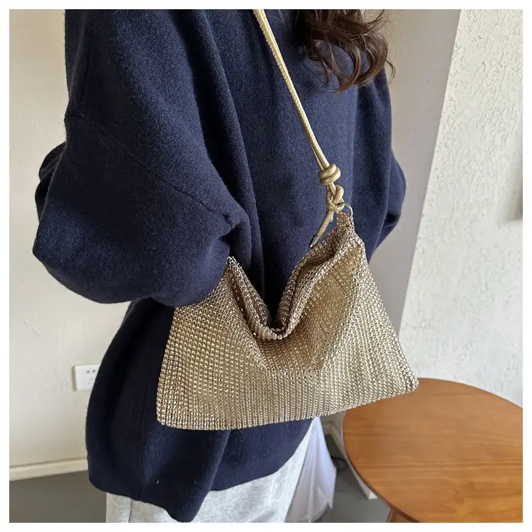 Women's Black Mesh Shoulder Bag 2024 Spring New — feature 11