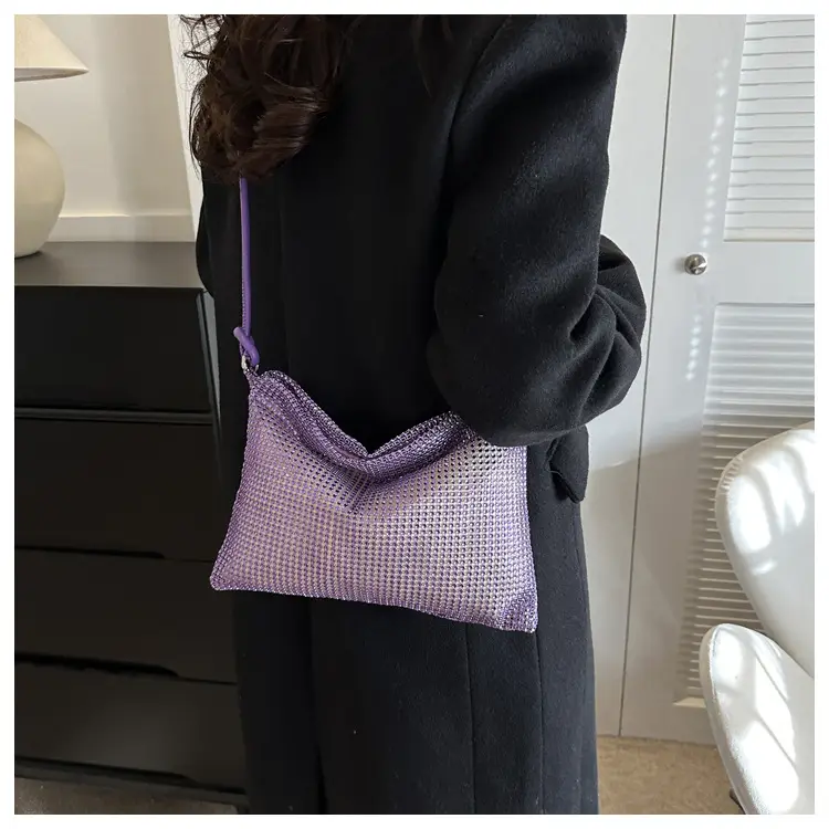 Women's Black Mesh Shoulder Bag 2024 Spring New — feature 14
