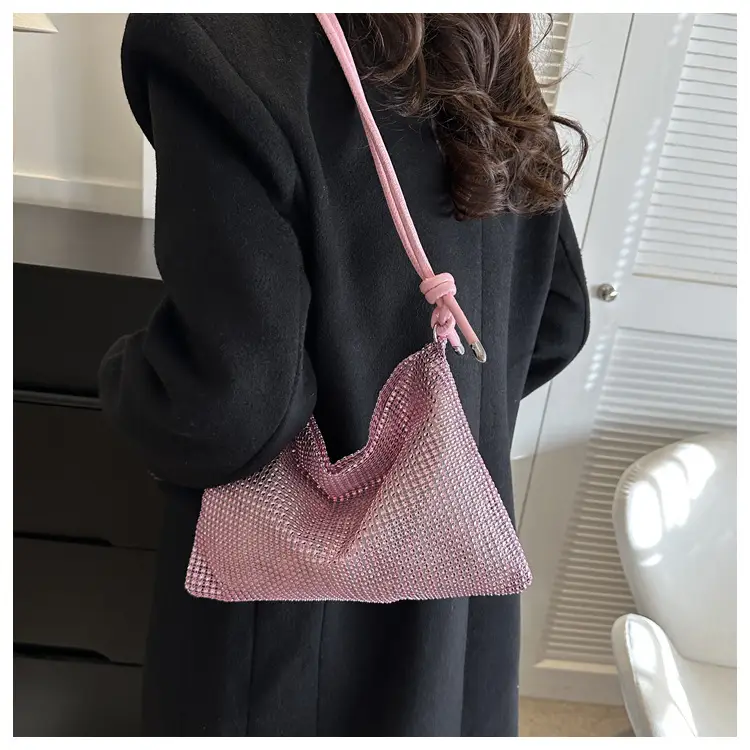 Women's Black Mesh Shoulder Bag 2024 Spring New — feature 15