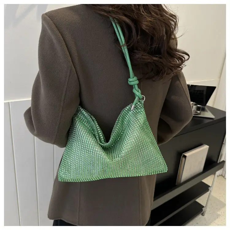 Women's Black Mesh Shoulder Bag 2024 Spring New — feature 19