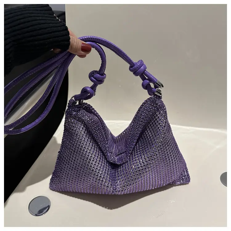 Women's Black Mesh Shoulder Bag 2024 Spring New — feature 26