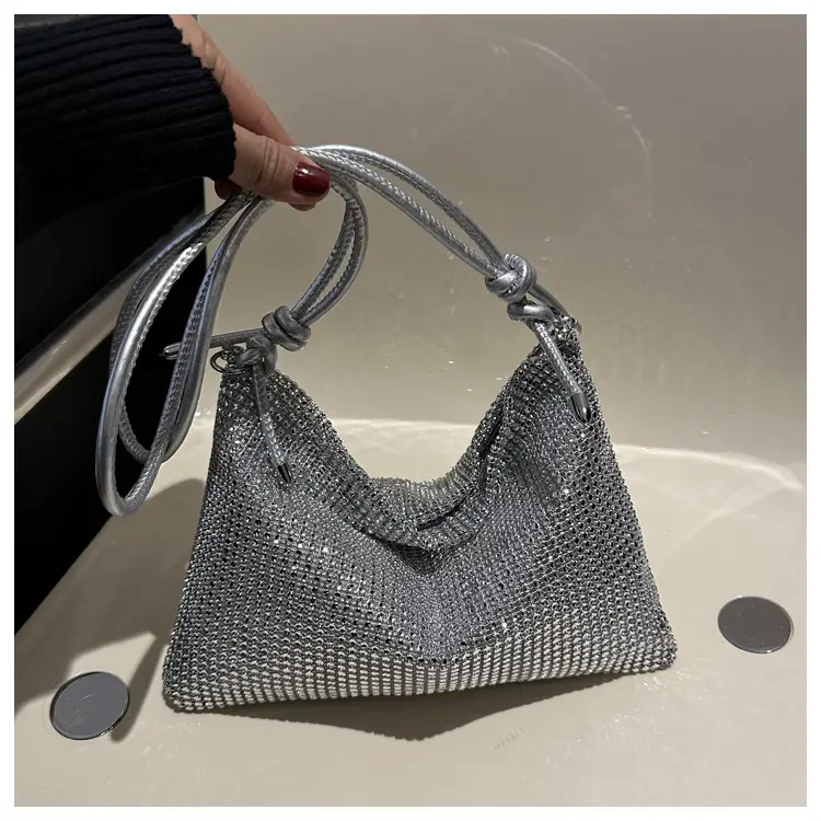 Women's Black Mesh Shoulder Bag 2024 Spring New — feature 27