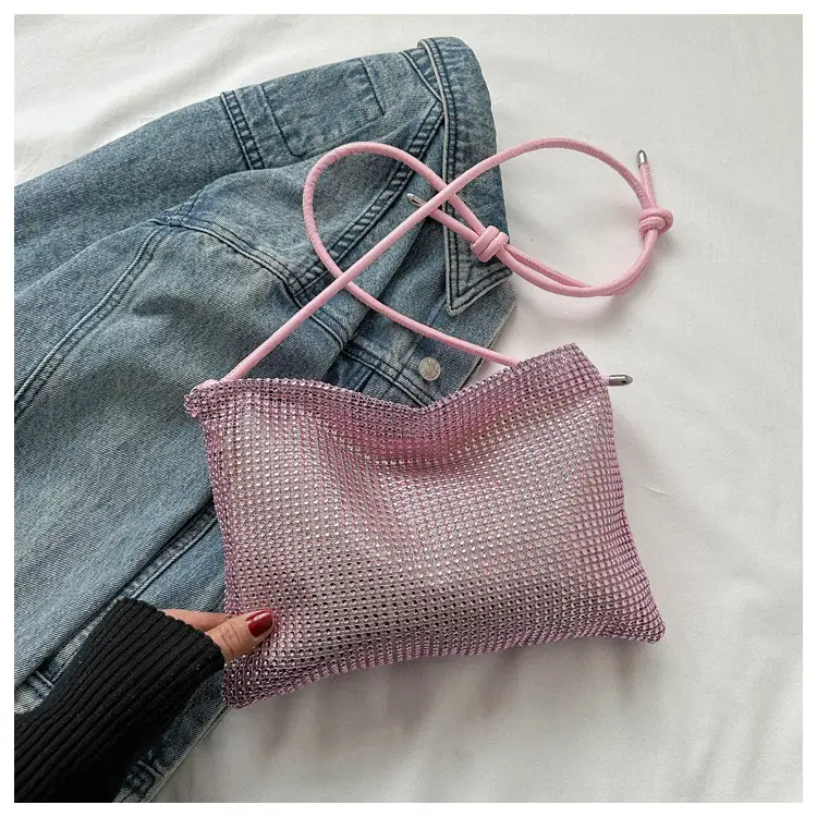 Women's Black Mesh Shoulder Bag 2024 Spring New — feature 30