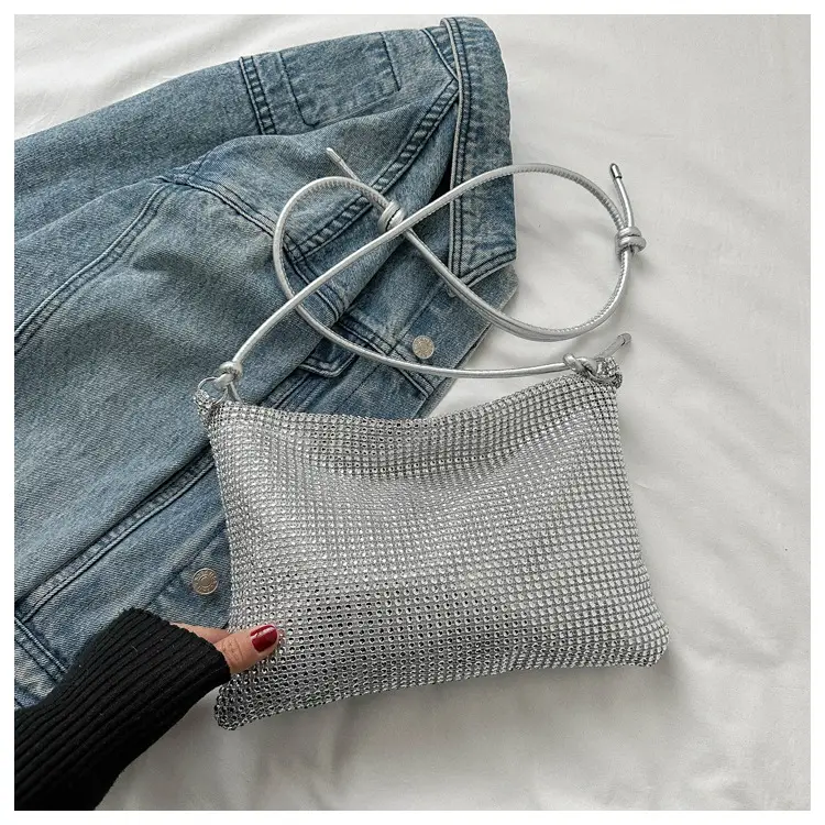 Women's Black Mesh Shoulder Bag 2024 Spring New — feature 31
