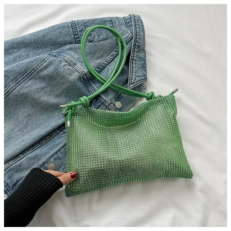 Women's Black Mesh Shoulder Bag 2024 Spring New — feature 33