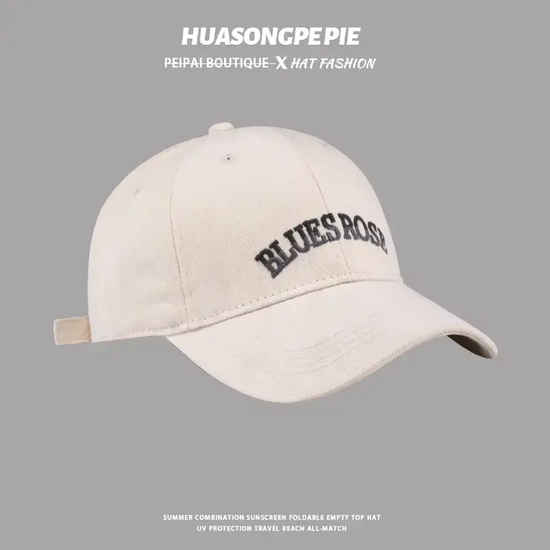 Big Head Baseball Cap with Gradient Embroidery UV Hat — feature 11