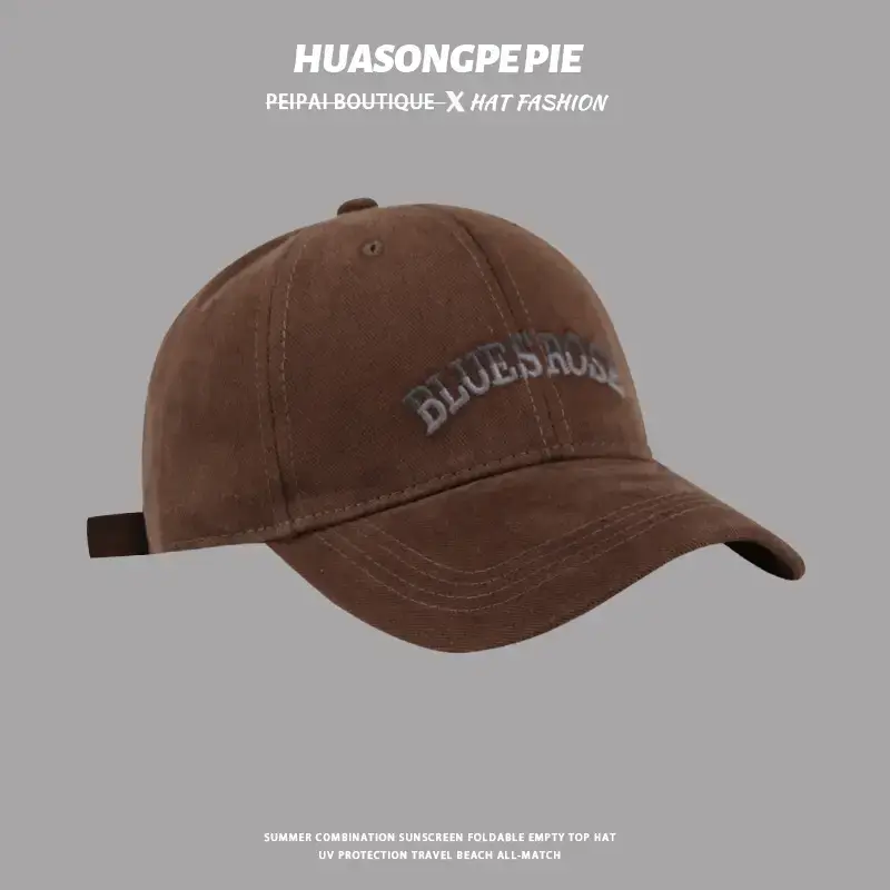 Big Head Baseball Cap with Gradient Embroidery UV Hat — feature 9