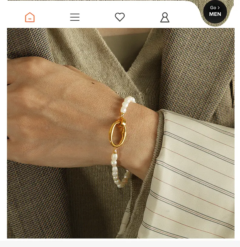 French Minimalist Pearl Bracelet Necklace for Women — feature 5