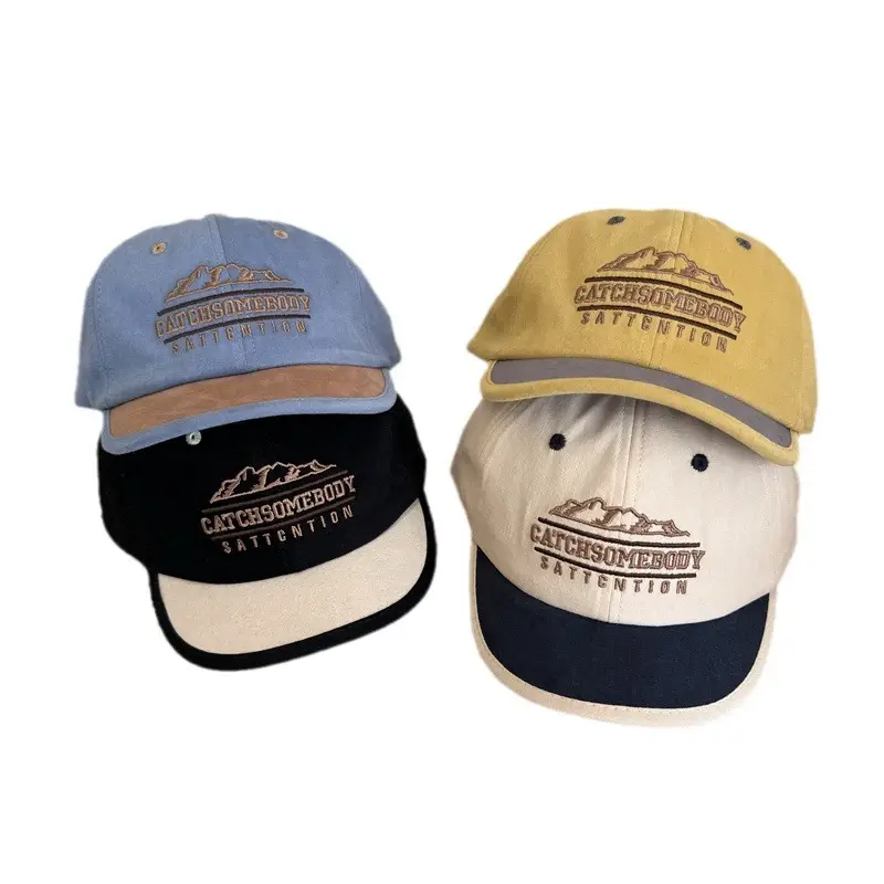 Korean Style Embroidered Baseball Caps for Men Women - Image 8