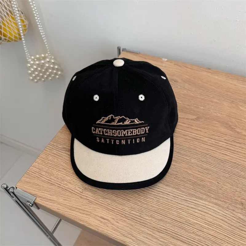 Korean Style Embroidered Baseball Caps for Men Women - Image 2