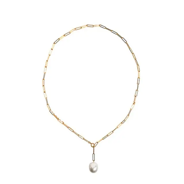 Vintage Pearl Necklace for Women's Wrinkle Chain - Image 4