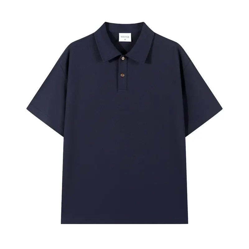 Red Beaded Polo Shirt 230g Casual Short Sleeve - Image 7