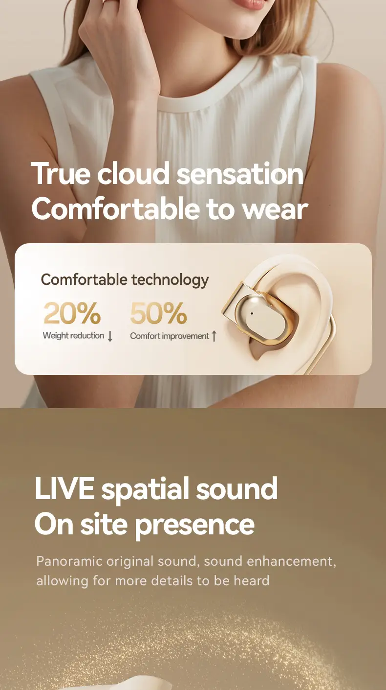 Smart Translation Bluetooth Headset Ai-M62 Ows Smart Open Wireless Headset Large Capacity Private Model Spot — feature 14