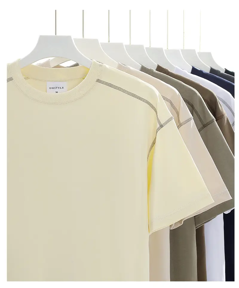 Men's Heavy Cotton Short Sleeve T-Shirt Olive Green — feature 8