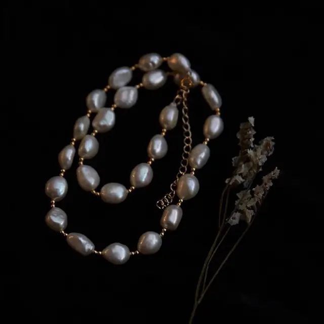 Elegant Pearl Necklace Set for Women Autumn Winter - Image 4