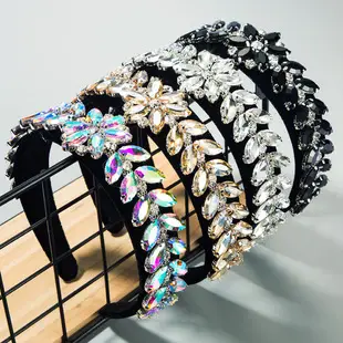 High Gloss Skull Top Headband with Colorful Gems — feature 1