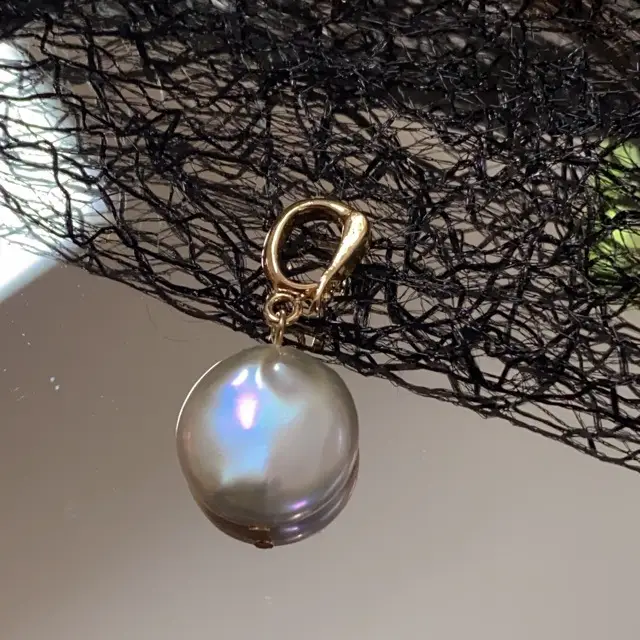 14k Gold Pearl Bracelet Necklace Pendant Set - Image 3