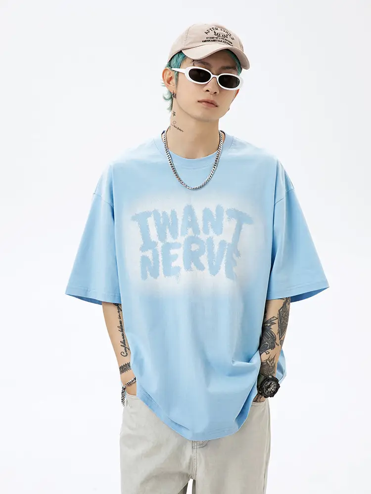 Men Women Printed T-Shirt Black Instant Nerve