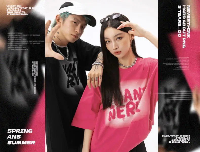 Men Women Printed T-Shirt Black Instant Nerve — feature 1