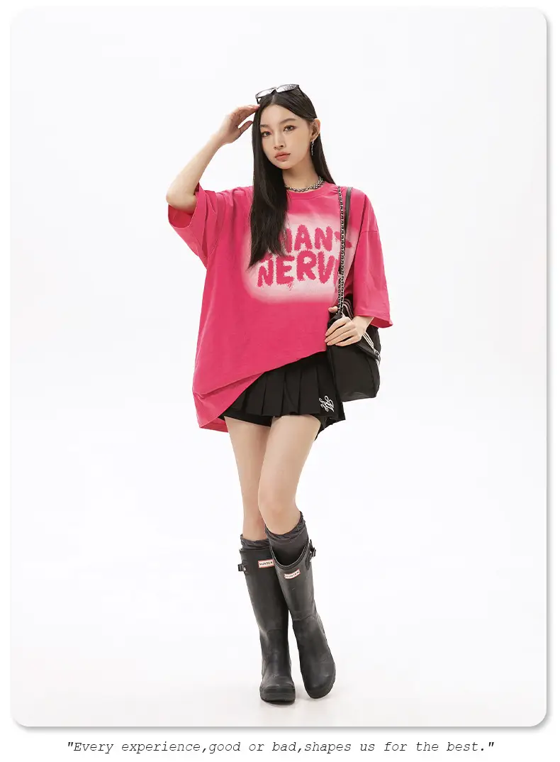 Men Women Printed T-Shirt Black Instant Nerve — feature 21