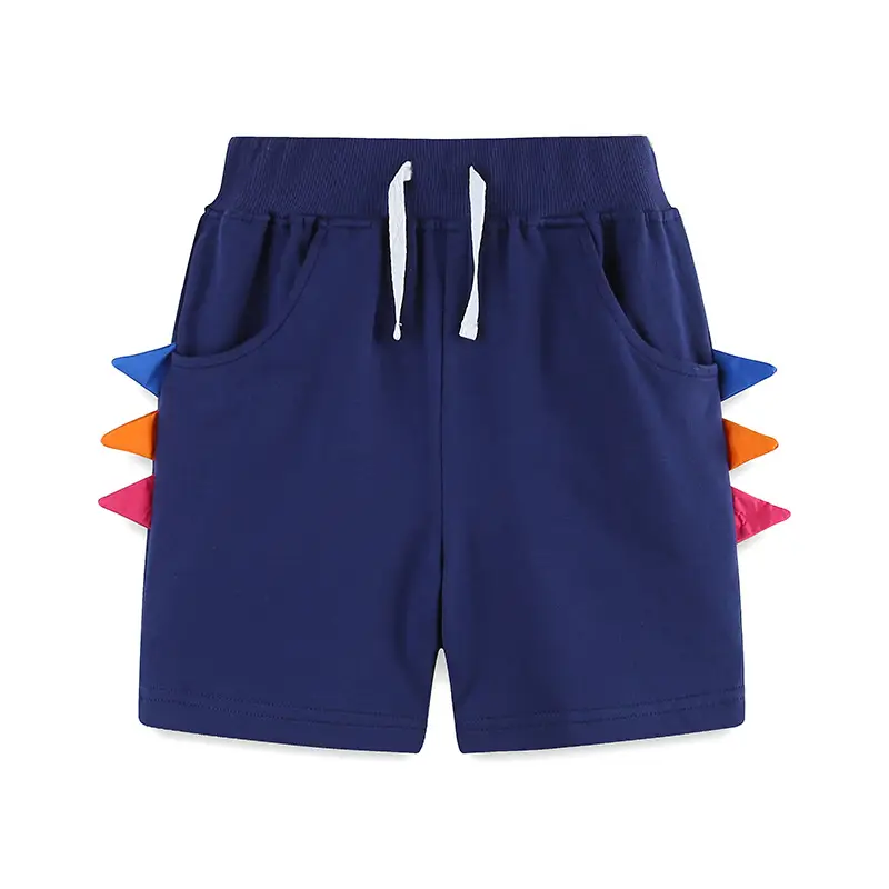 Gray Knitted Boys Shorts Summer 2026 - Image 2