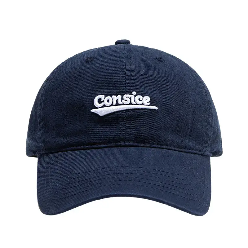 Spring Korean Baseball Cap Grey Embroidered