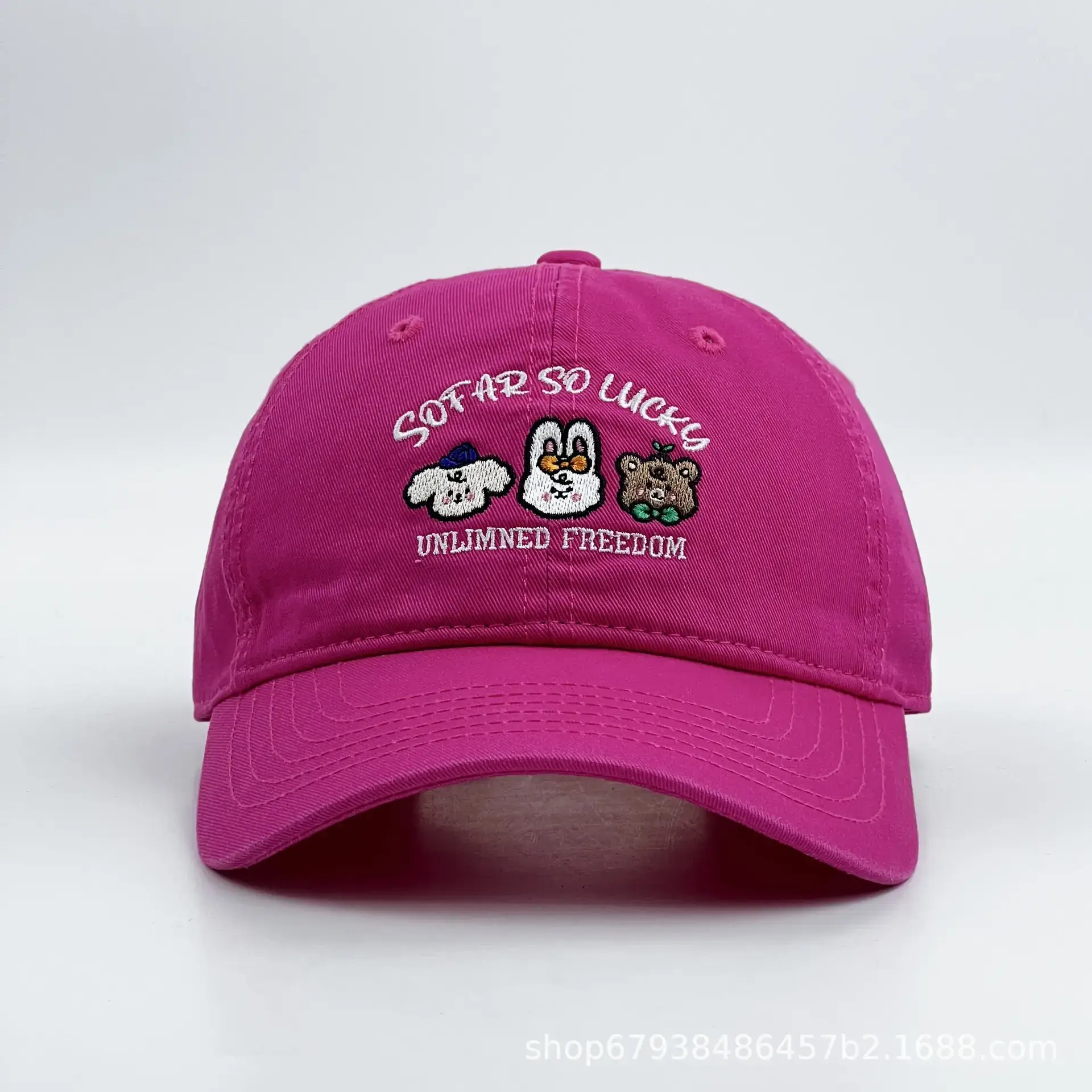 Unisex Cartoon Cap Blue 4 Seasons Sun Protection - Image 10