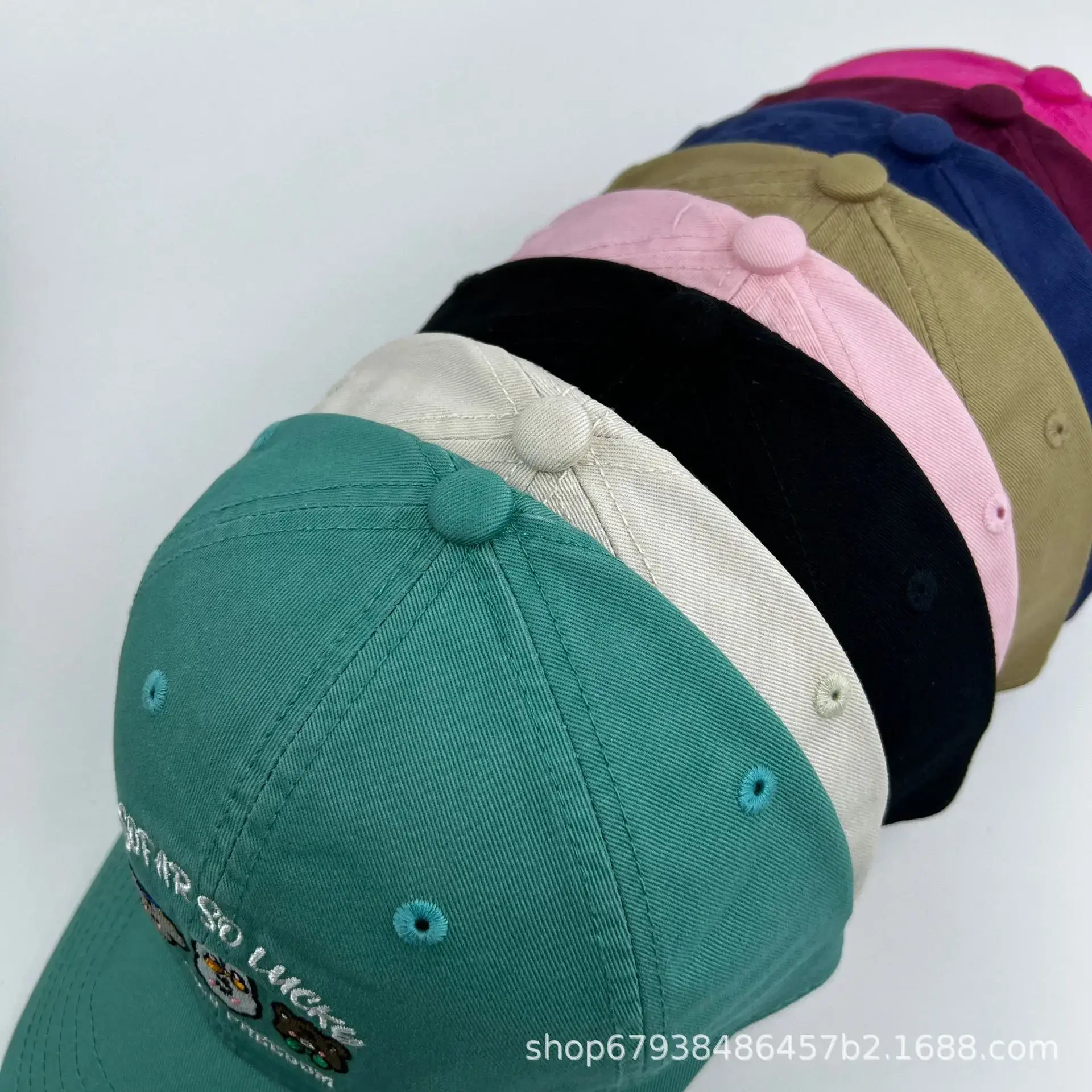 Unisex Cartoon Cap Blue 4 Seasons Sun Protection — feature 10
