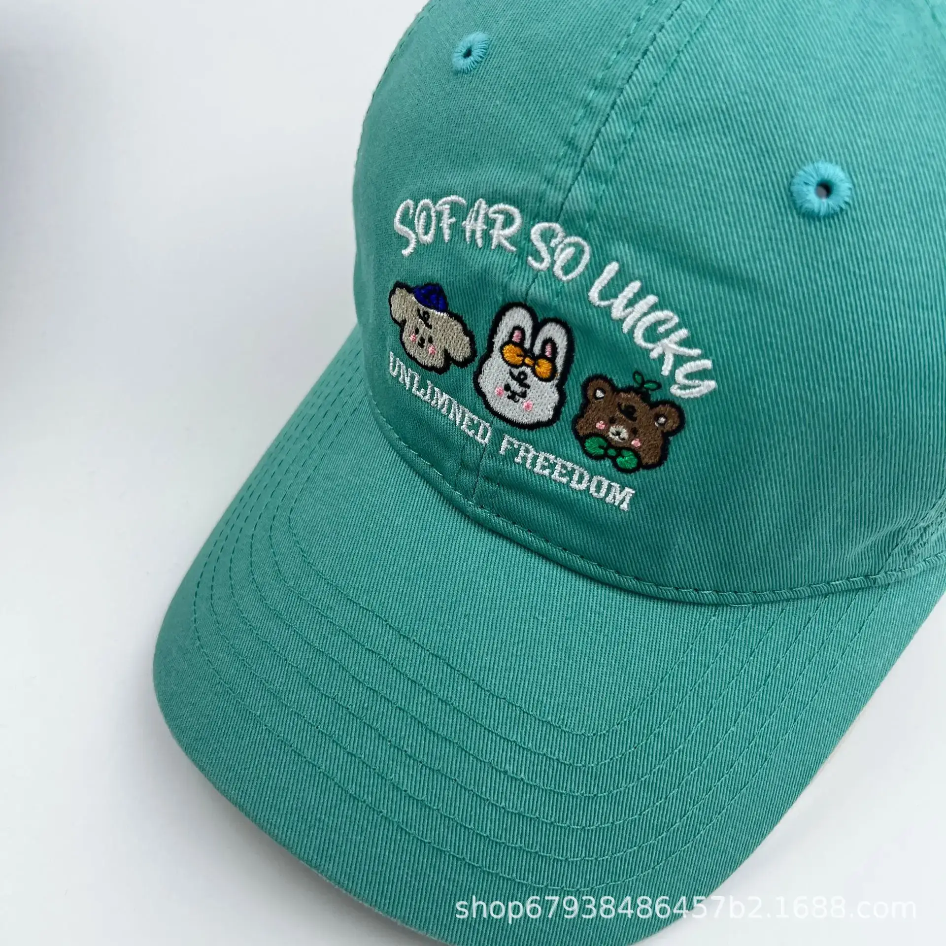 Unisex Cartoon Cap Blue 4 Seasons Sun Protection — feature 11