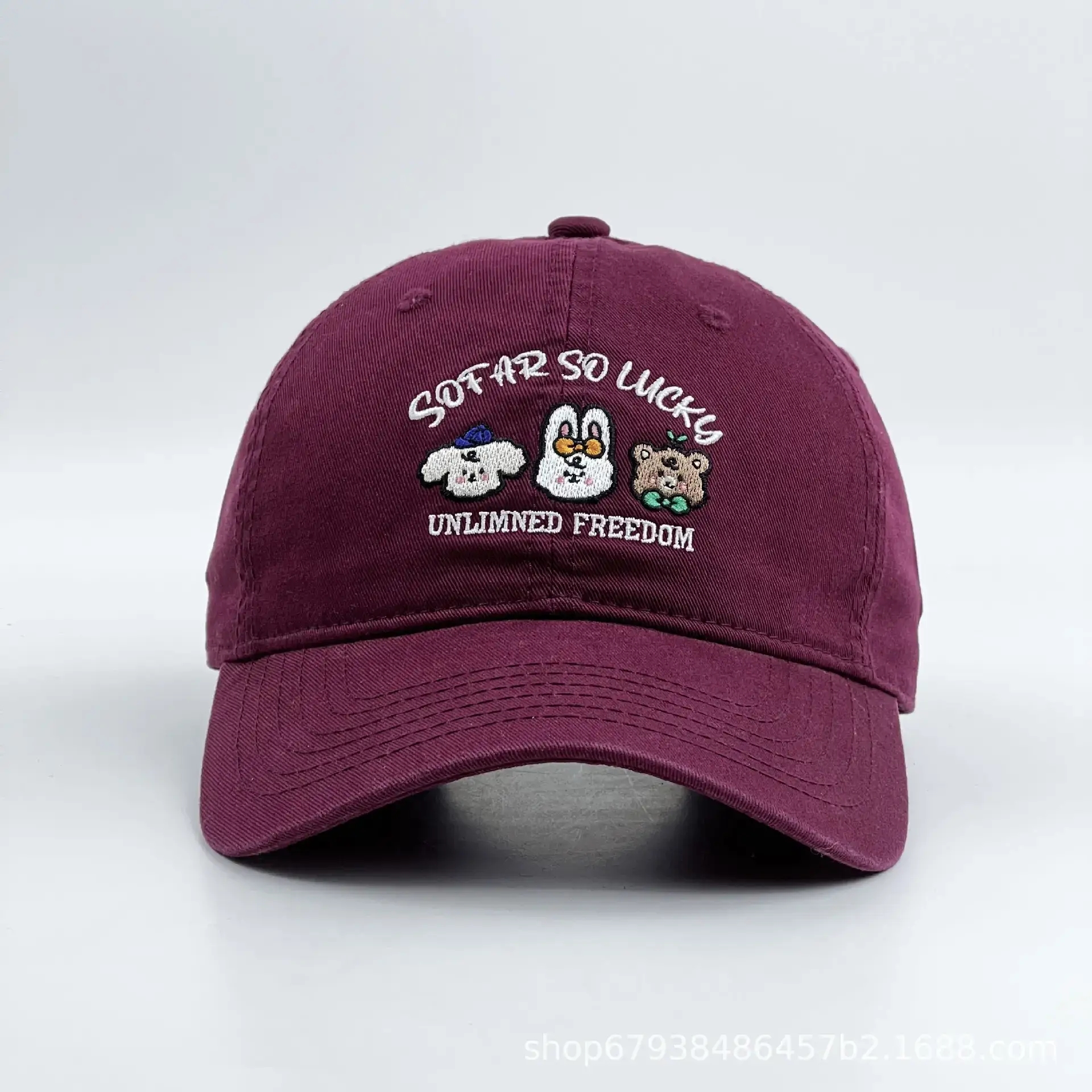 Unisex Cartoon Cap Blue 4 Seasons Sun Protection — feature 4