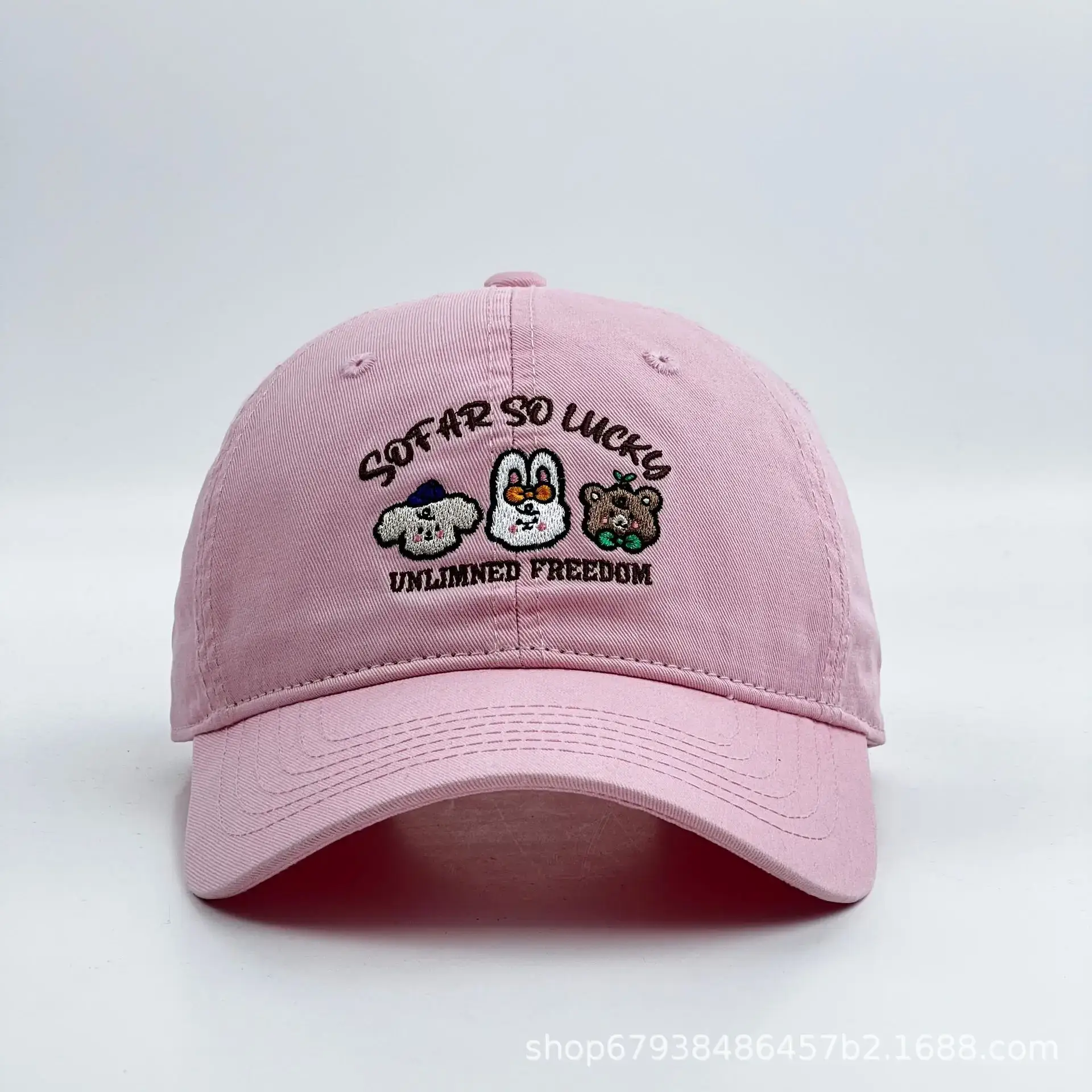 Unisex Cartoon Cap Blue 4 Seasons Sun Protection - Image 5