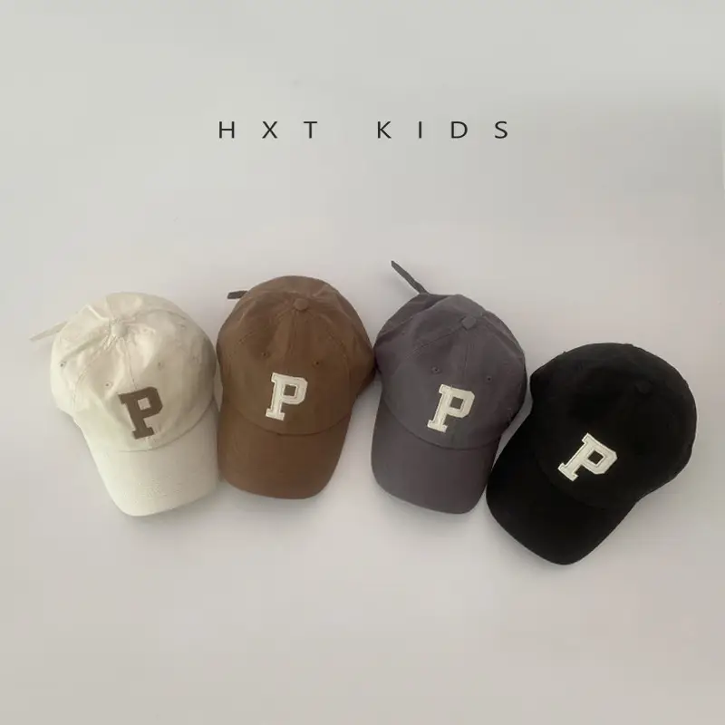 2024 P Letter Kids Cap Purple Baseball - Image 10