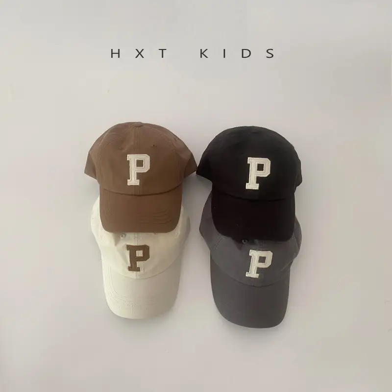 2024 P Letter Kids Cap Purple Baseball - Image 11